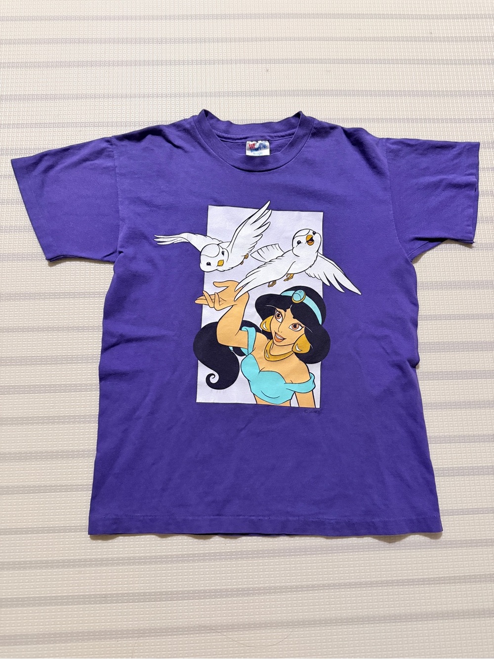 Vintage Disney Aladdin - Princess Jasmine Beefy T Hanes shirt, size youth large